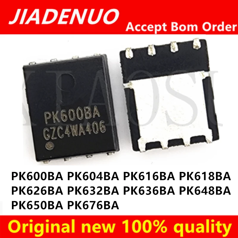 (5pcs)100% New PK600BA PK604BA PK616BA PK618BA PK626BA PK632BA PK636BA PK648BA PK650BA PK676BA QFN-8 Chipset
