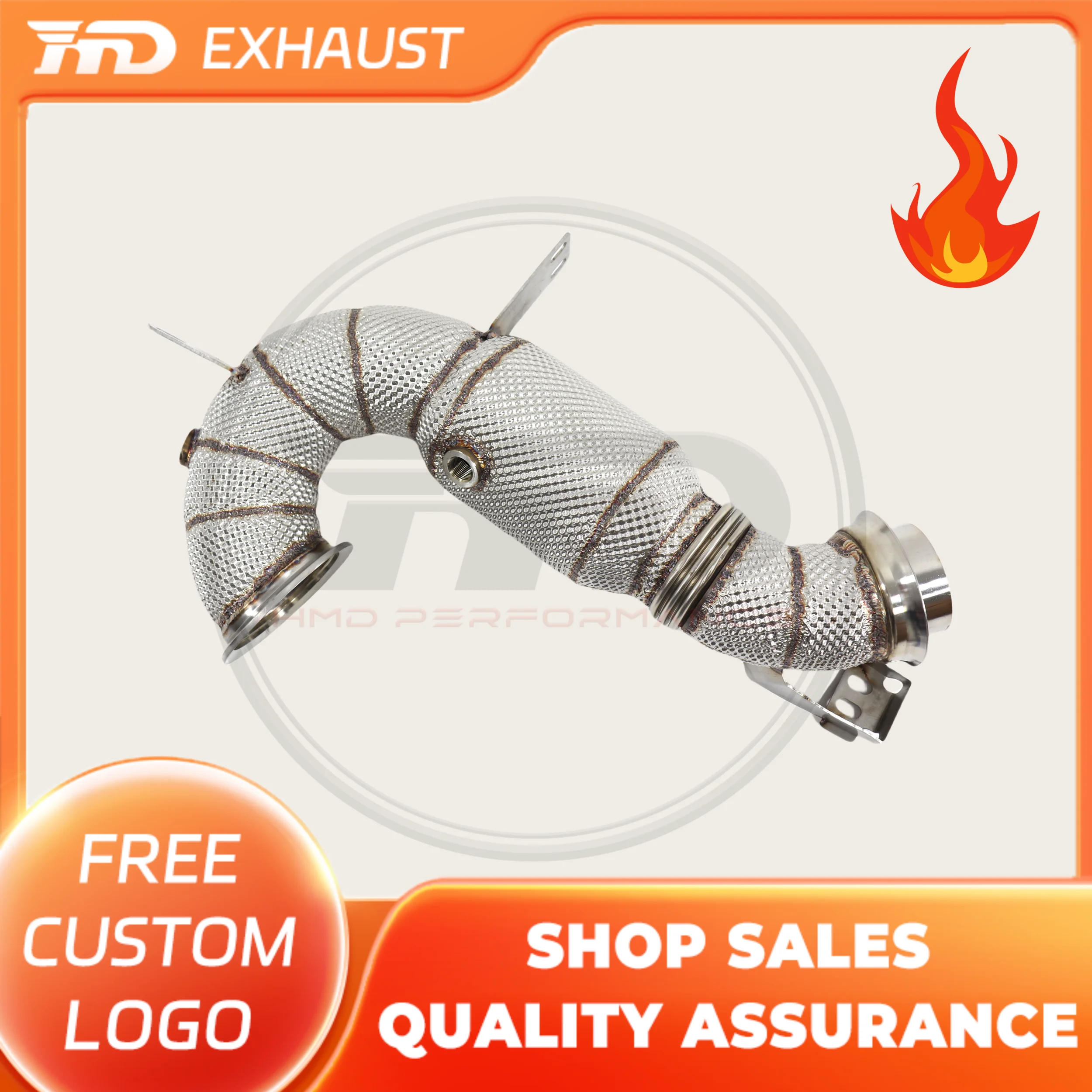 

HMD Exclusive customization Stainless steel Factory direct sales Downpipe For Mercedes-Benz AMG GT50 X290