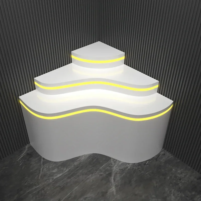 .  Booth Rack Shelf Creative Multi-layer Cosmetics Display Cabinet