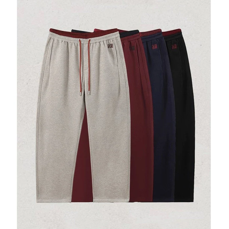 

New 2026 American Sle Wide Leg Straight Casual Pants Men Loose Luxury Harlan Long Sweatpants Spor Casual Trousers