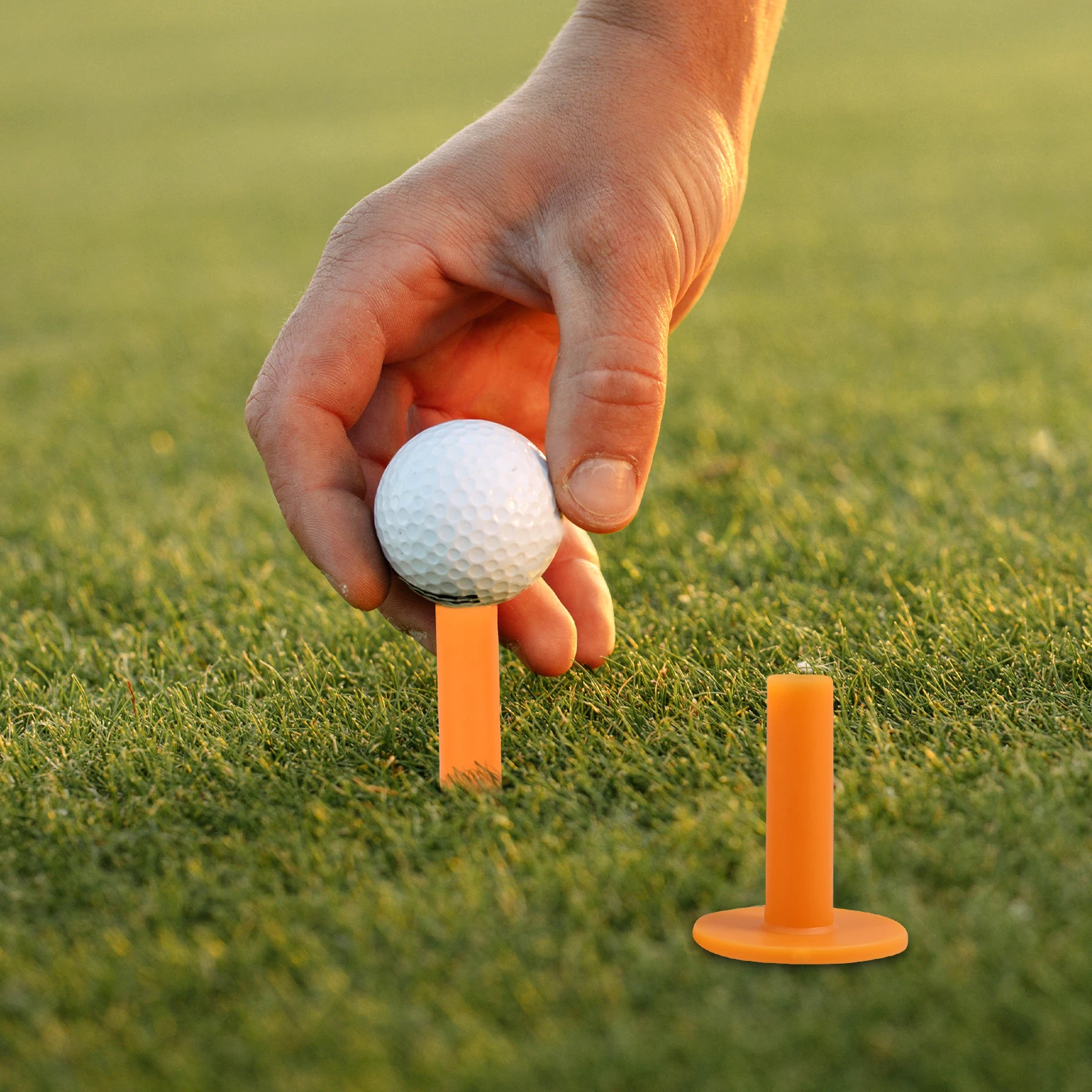 

6pcs Golf 88mm 70mm 60mm Reusable Rubber Tees for Practice Mats Ideal Sports Ball Training Gift Golfer Accessories