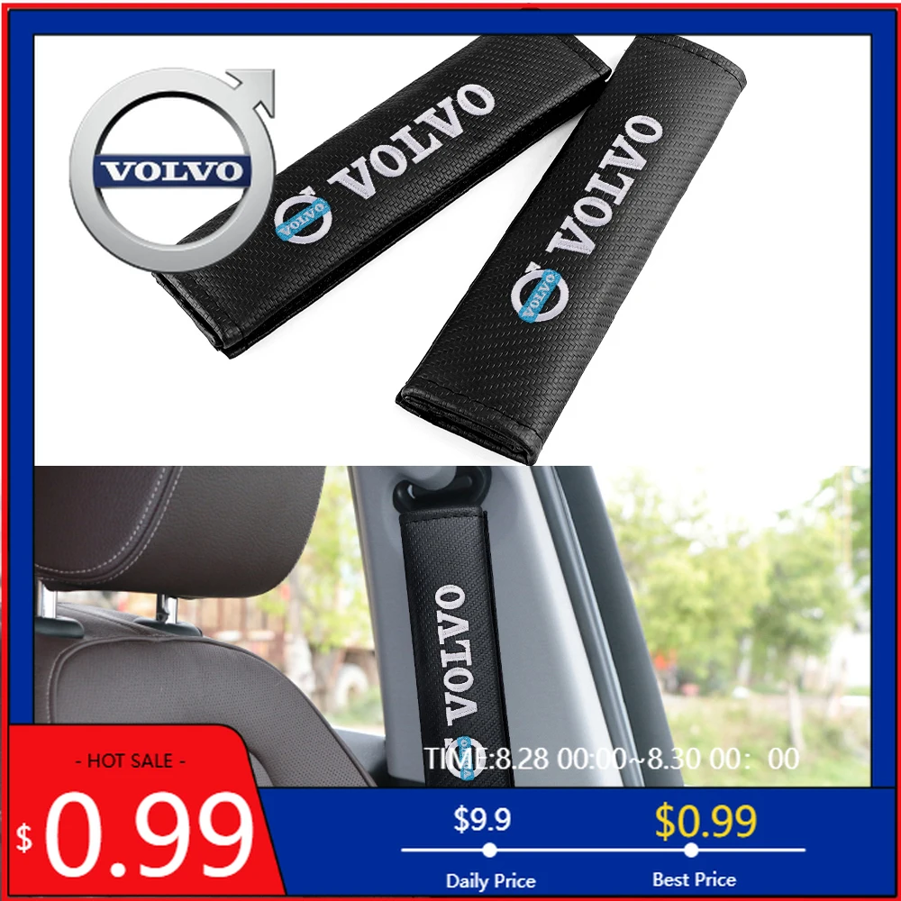 

Стайлинг, автомобильный ремень безопасности, подушка, ремень безопасности, наплечная защитная накладка для Volvo RDESIGN T6 V8 XC60 XC90 V60 S60 V50 V40 XC4