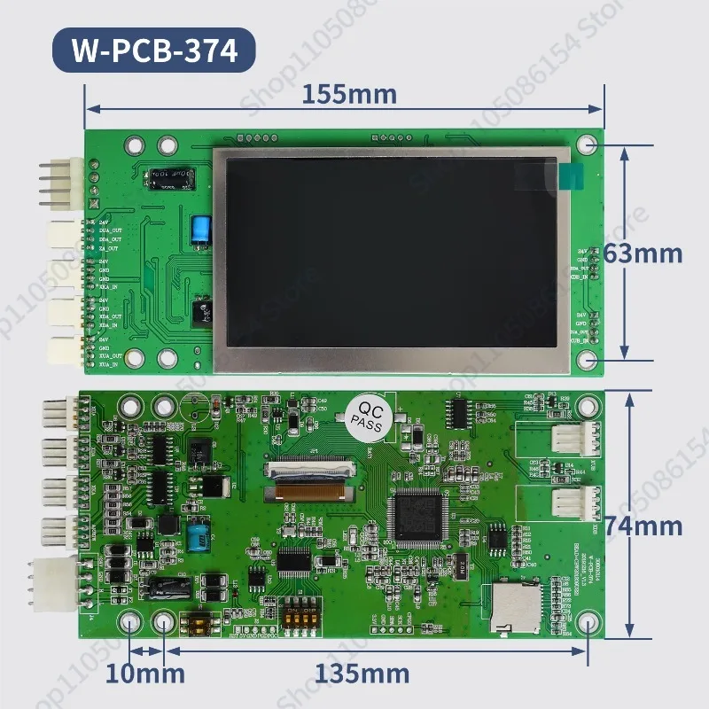 Elevator LCD outbound call display board W-PCB-374 outboard floor display Suitable for Manontisen accessories