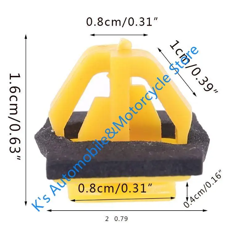 

Q39F 50 PCS DOURD GAUVER CLIP для Elantra Cerato Sportage Seahorse