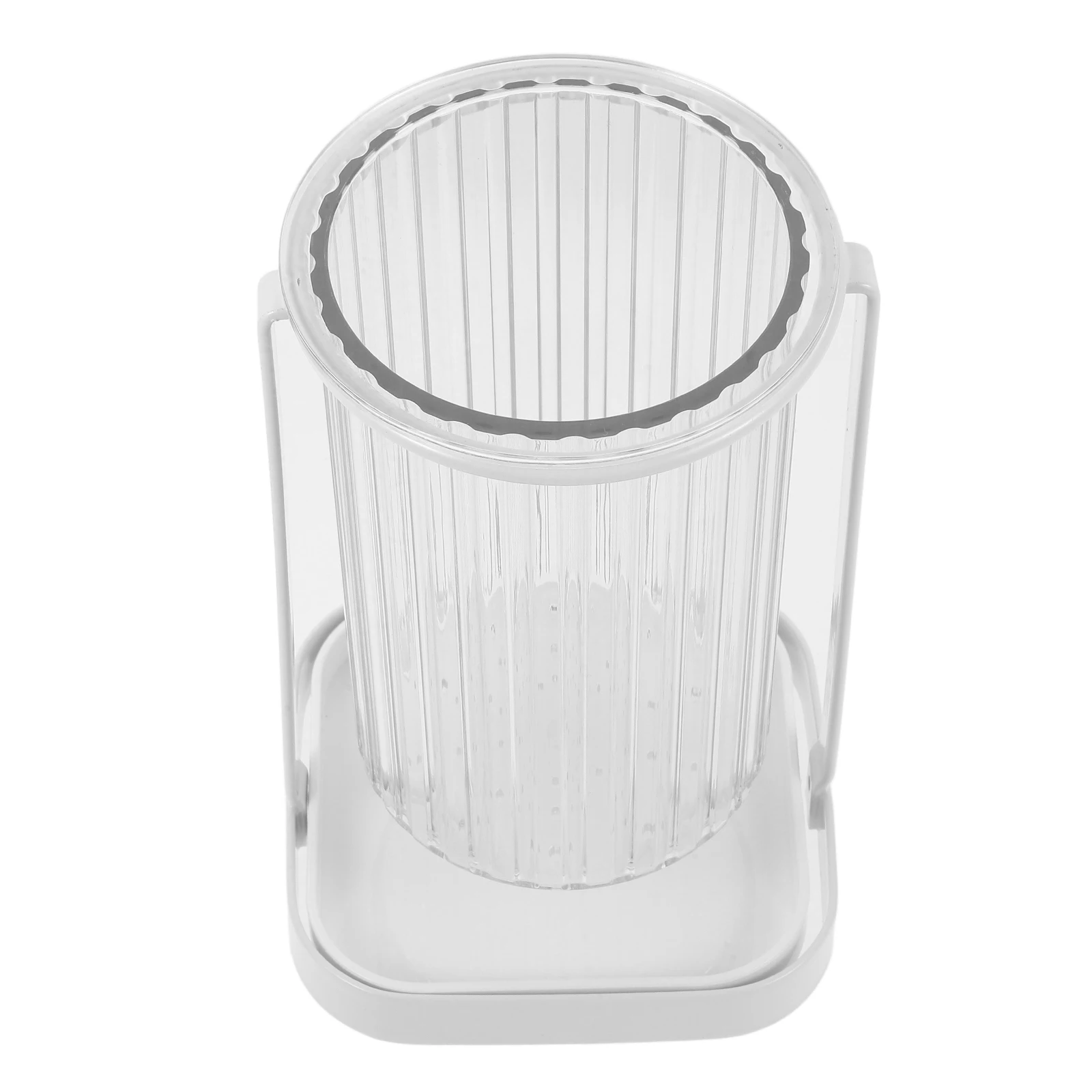 

White Iron Chopstick Draining Holder Kitchen Utensil Storage Rack Cutlery Organizer Spoon Holder Dishwasher Basket