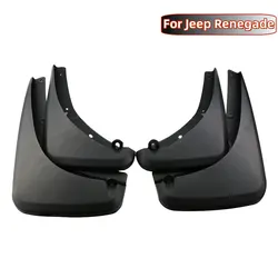 4Pcs/Set Car Mudflaps Splash Guards Mud Flap Mudguards Fender For Jeep Renegade 2014-2021 Accessories