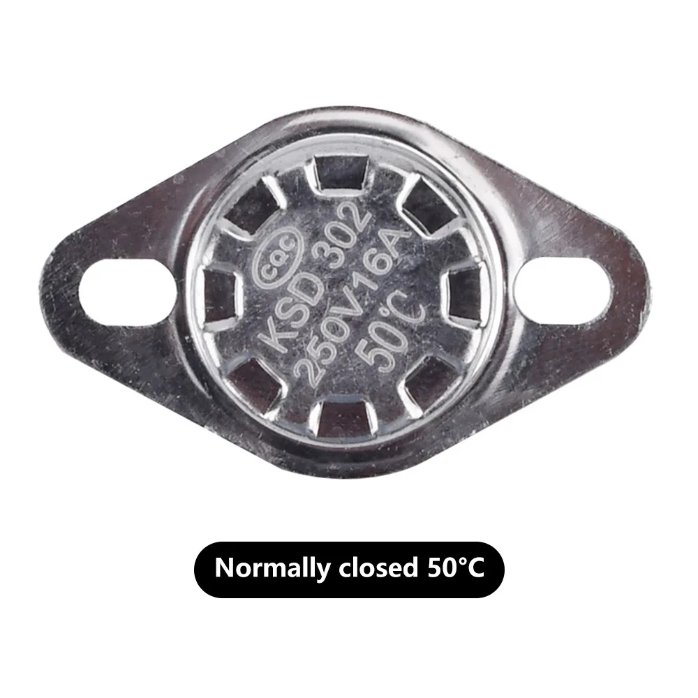 1pcs termostato bimetálico do controle térmico 50 ~ 150C do interruptor 16A 250V da temperatura KSD302 do grau Celsius manual restauram o termostato