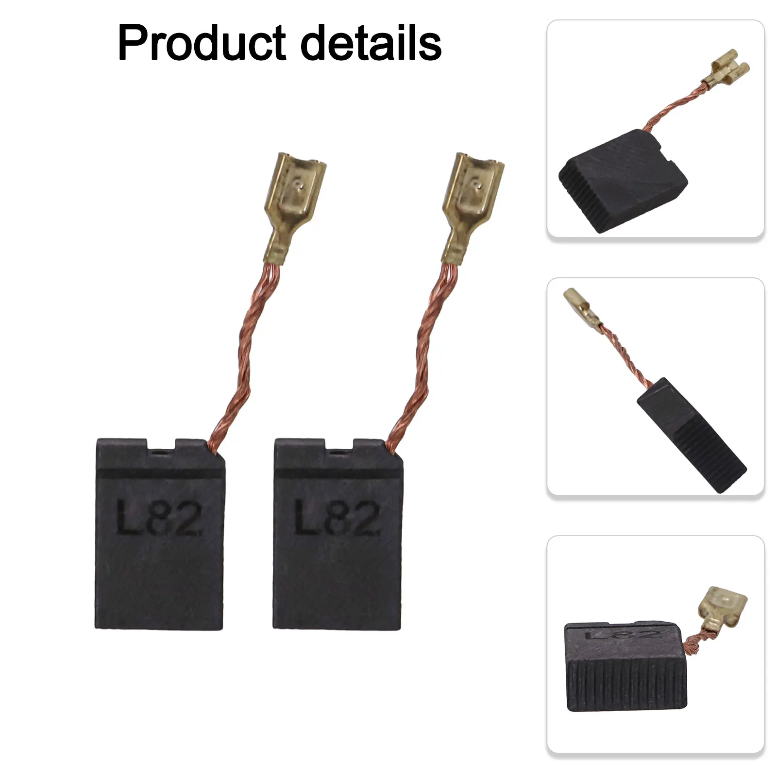 

Grinder Maintenance Carbon Brush Automatic Stop Feature Grinder Replacement Parts Metal Carbon Brush For DW840 Grinder