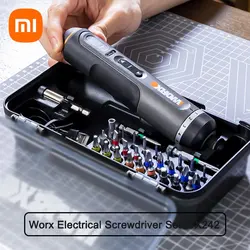 Xiaomi Worx 4V Electrical Screwdriver Set WX242 Smart Cordless Electric Screwdrivers USB Rechargeable 30 Bit Sets Power Tools