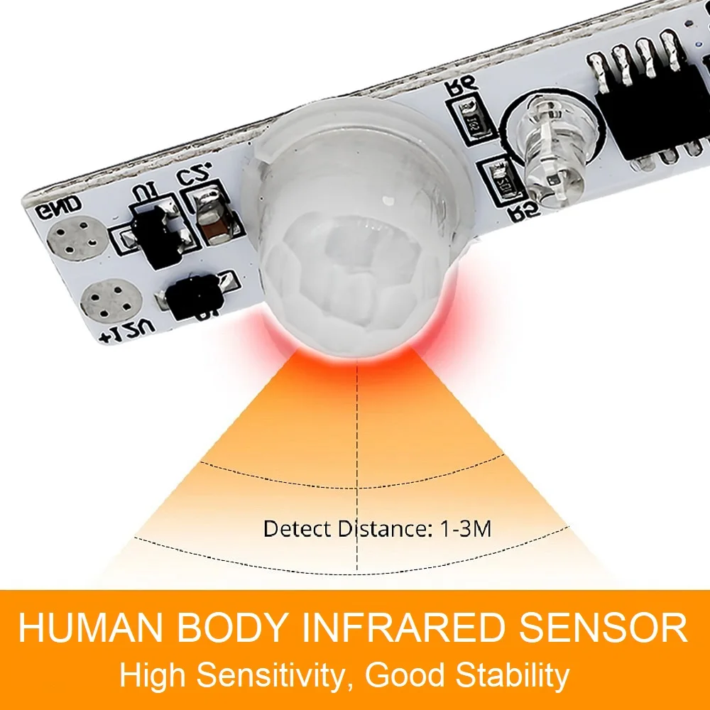 Sensore di scansione a breve distanza modulo interruttore sensore di movimento PIR capacitivo interruttore sensore tattile 3A tensione costante per