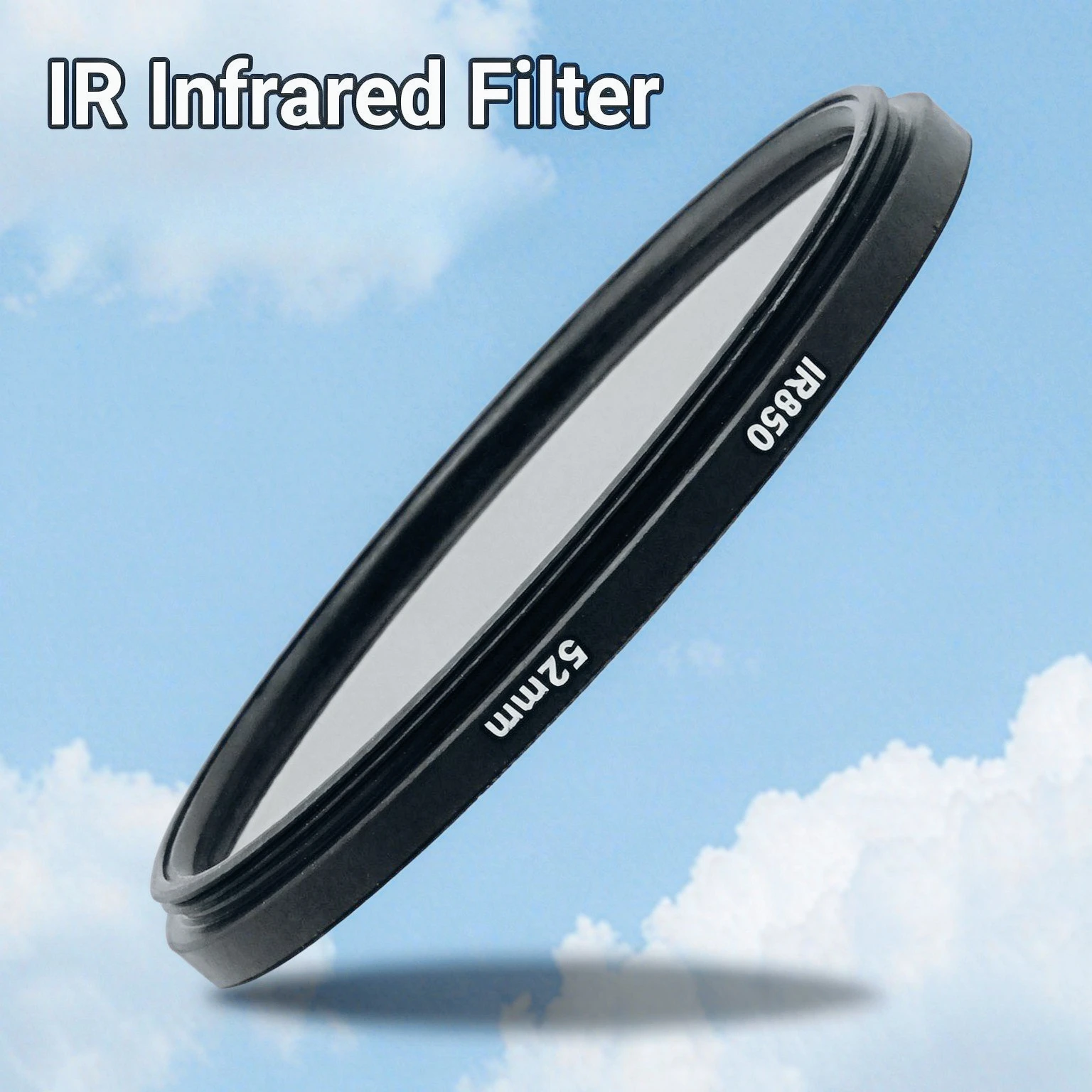LinGo IR Infrared Filter 680nm 720nm 760nm 850nm 950nm IR Filter 40.5 /43/ 49/ 52/ 58/ 67/ 72/ 82/ 86mm For SLR DSLR Camera Lens
