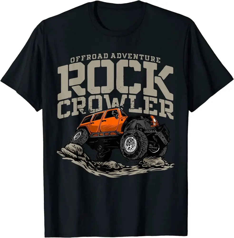 Offroad Adventure Rock Crawler SUV camiseta Unisex para hombre y mujer, camisetas cortas de verano, camisetas informales de algodón de marca de lujo