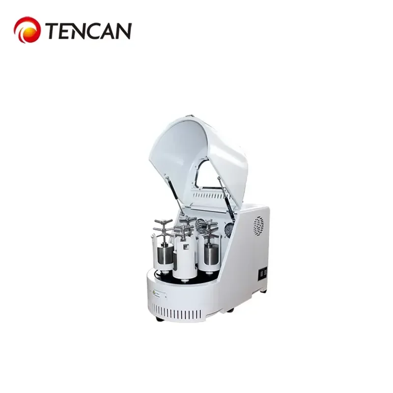 i TENCAN Vertical Planetary Ball Mill Gear-Driven Motor Four Jar Design for Laboratory Powder Grinding High-Accuracy Stable