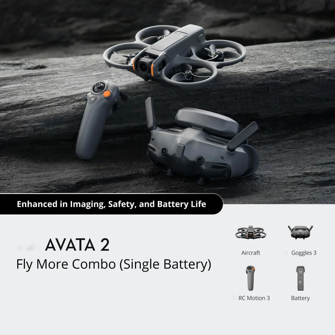 In Stock Avata 2  Original Brand Avata 2 Fly More Combo With One Battery FPV Dron