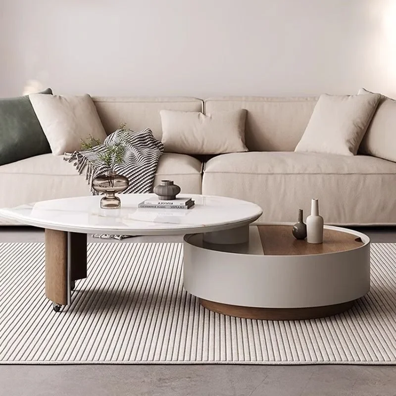 

Frame Storage Coffee Table Modern Clear Organizer Ornaments Coffee Table Glam Aesthetic Tavolino Da Salotto Home Furniture