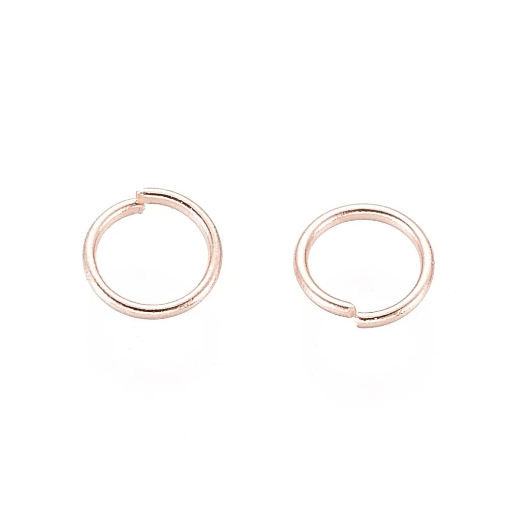 500pcs Rose Gold 304 Stainless Steel Open Jump Rings Loops Jump Rings Jewelry Making Findings 3 4 5 6 7 8mm