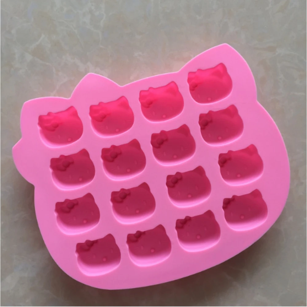 Sanrio Cute Kt Cat Silicone Molds Diy Cake Decorating Tools Fondant Mold Candy Chocolate Ice Moulds