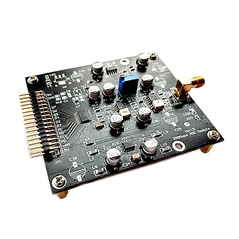 High-speed ADC08200 module 200Msps 8-bit high-speed ADC 2-stage high-speed amplification Single power supply