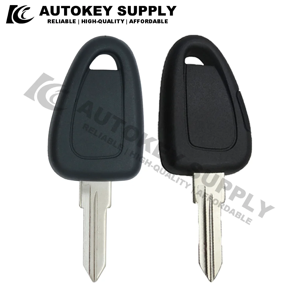 Autokeysupply AKFTS202/AKFTS203 Remote Transponder Key GT10 Blade For Fiat