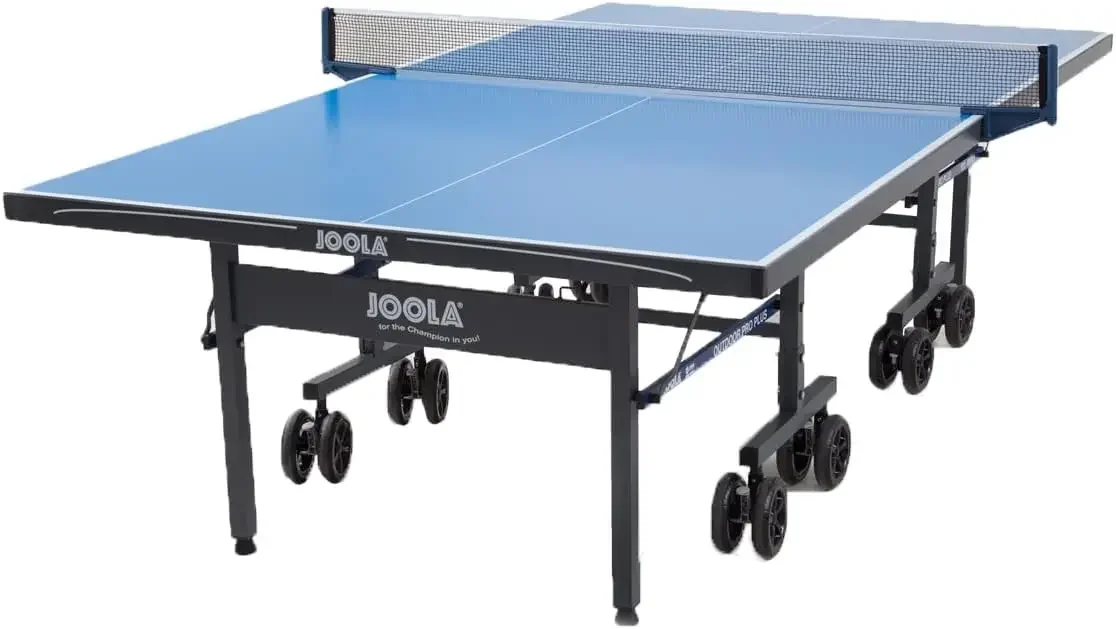 Outdoor Table Tennis Table with Waterproof Net Set - Quick Assembly - All Weather Aluminum Composite Outdoor Ping P