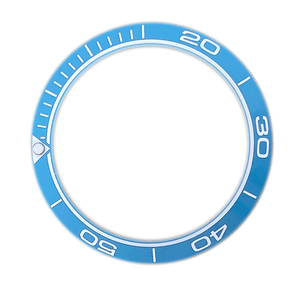 

Blue Watch Bezel Insert for 40mm Watch Case Modified Part Ceramic Ring 38mm/30.5mm Replacement Bezels