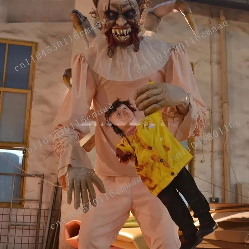 Halloween Escape Room Props Horror Animation Life Size Horror Clown Products