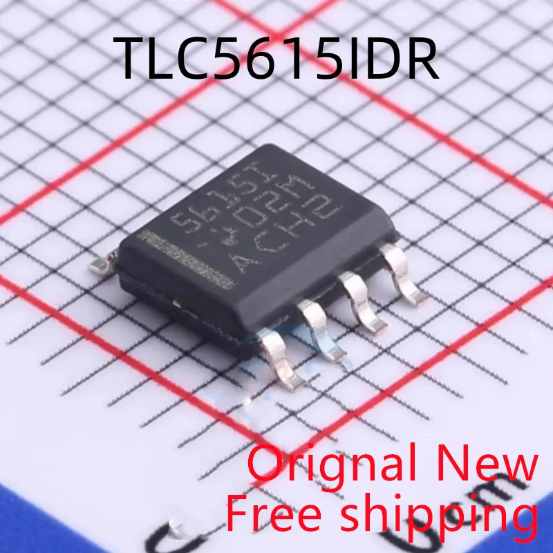 

5piece New Original TLC5615IDR 、5615I , SOP-8 Data Converter ICs , 10 Bit ，Single Channel, Low-Power DAC , SOIC-8