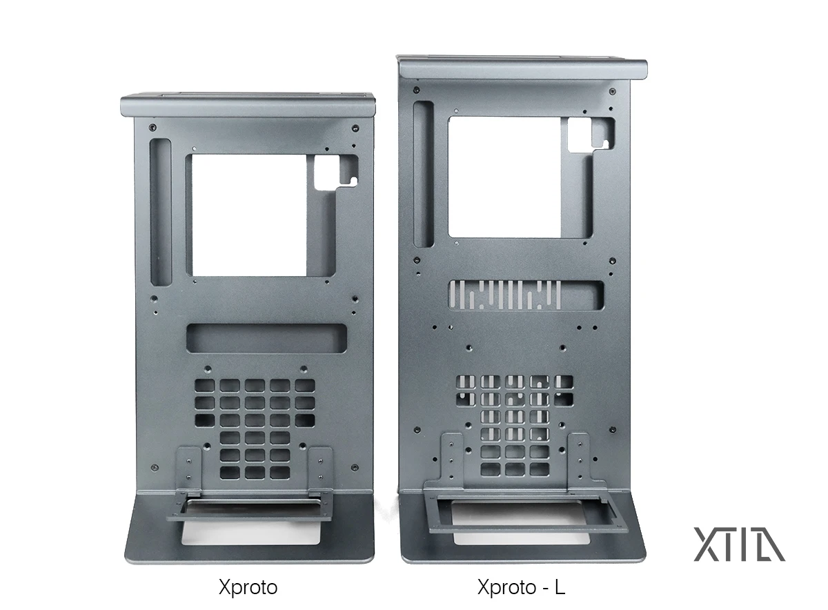 XTIA Xproto-L ケース (V2) ITX オープンレイアウト フレーム 