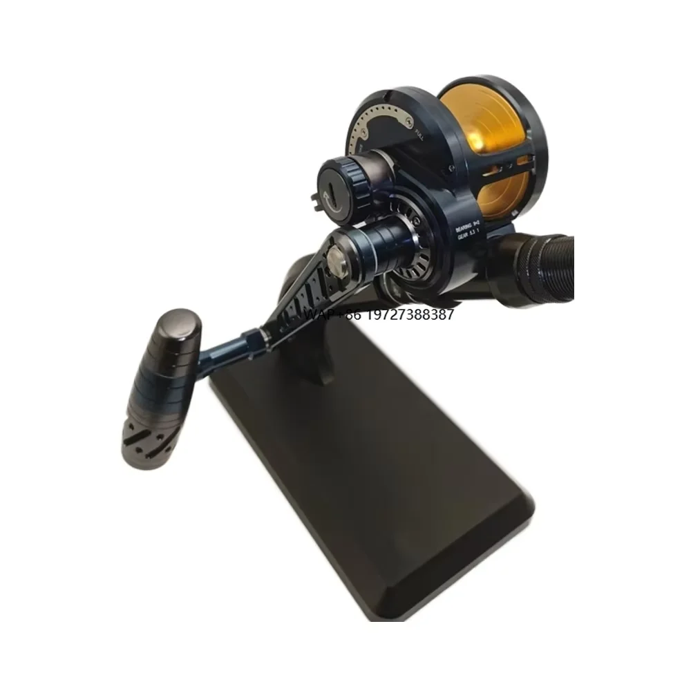 

QH300/400/500 Stainless Gear Bearing 22-30kg Max Drag Gear Ratio 9+2 Fishing Reel