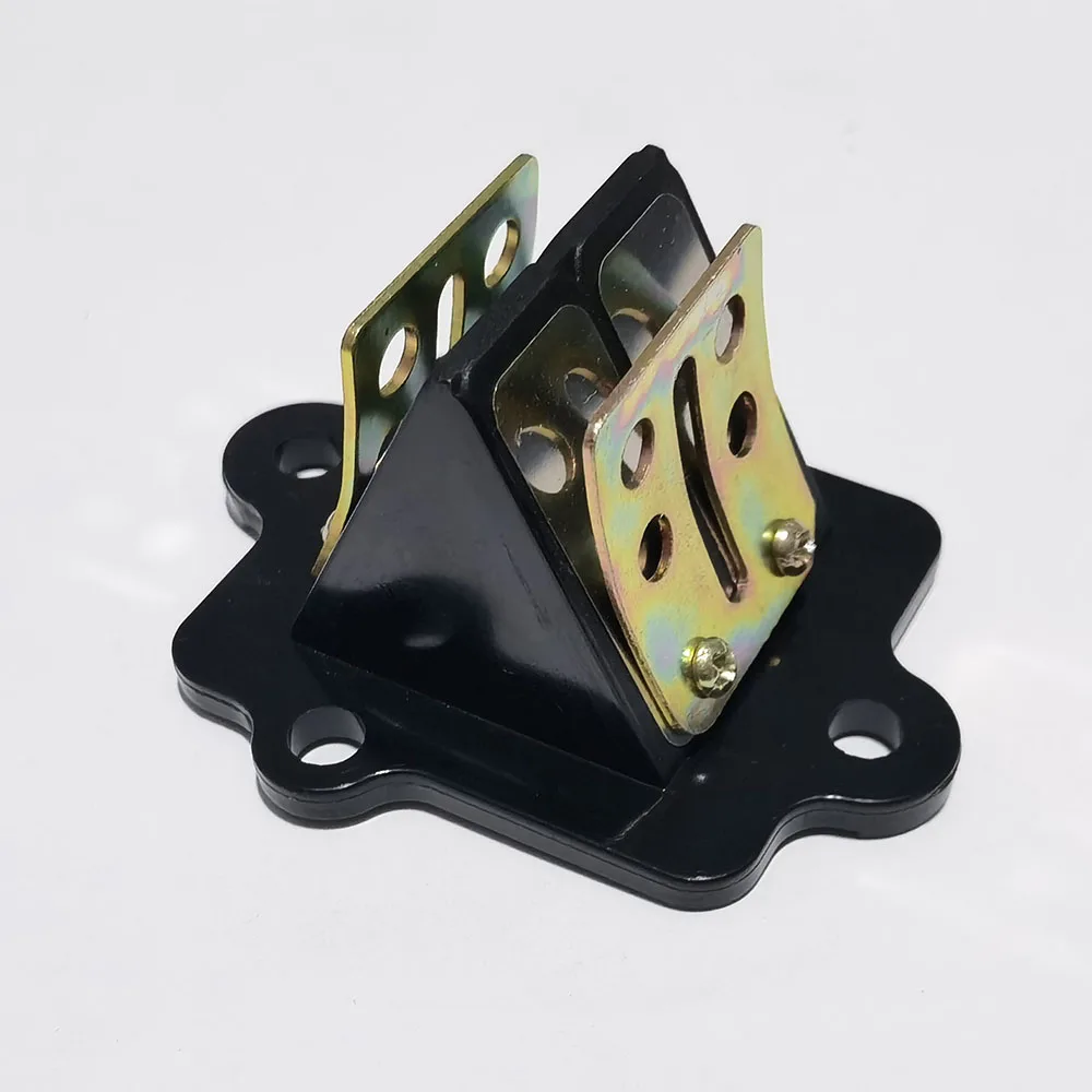 Intake Reed Valve Block With Petals Membran Assy For Suzuki LETS Two-Stroke Moped Scooter Valves Motorcycle