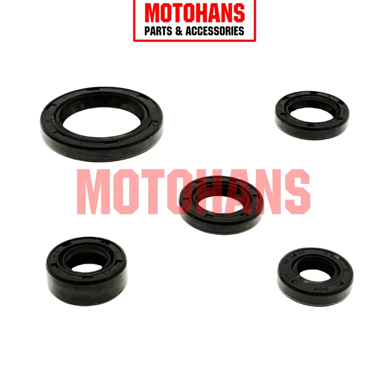 

BX15040005 OIL SEAL SET 5PCS/SET ACCESSORIES FOR SUZUKI GN125 GS125 15*25*5 27*40*6 12*22*9 16*24*5 10*20*5