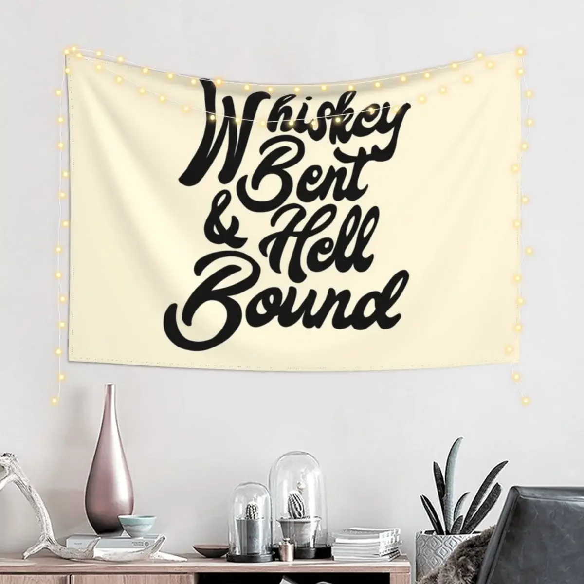 Whiskey Bent and Hell Bound (2) Tapestry House Decorations Home Decorating Tapestry