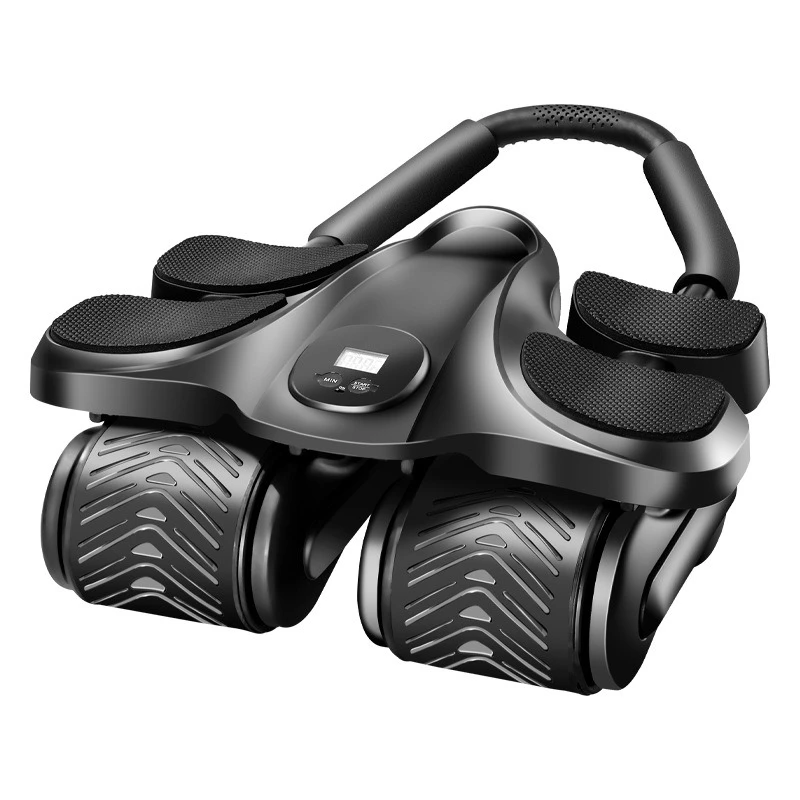 

New four-wheel abdominal wheel elbow brace automatic rebound thin belly abdominal muscle wheel home exercise device home