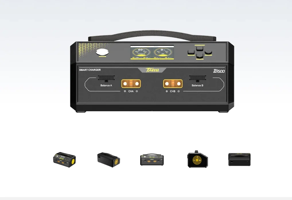 TATTU TA1500 G-Tech Smart UAV Battery Charger 6-14S High Capacity for Drones And Flying Toys