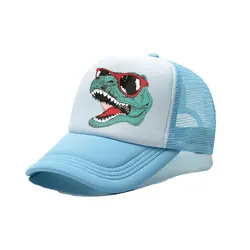 Jurassic Dinosaur Trucker Cap Men Funny Cool Trucker Cap Jurassic Cool Black Mesh Cool Cap for Kid Adult baseball cap