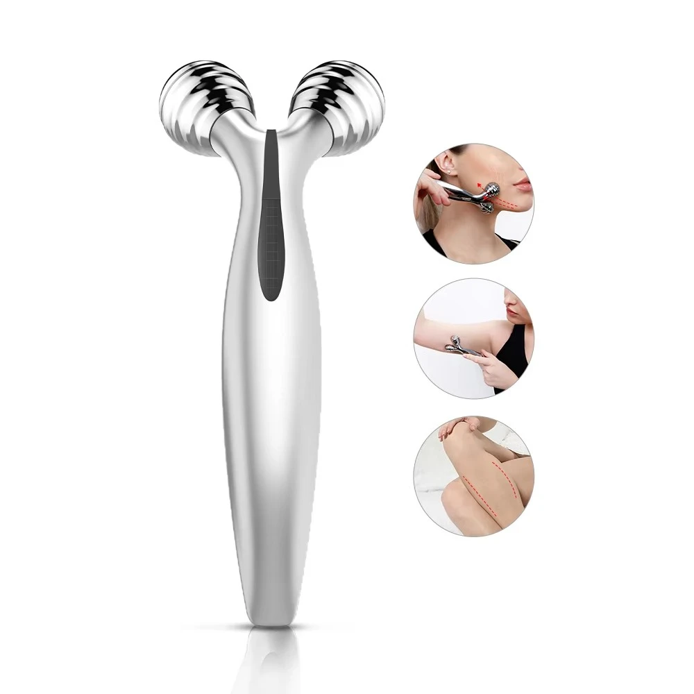 TB-1682 Handheld Microcurrent Face and Body Roller, Skin Lifting and Tightening Facial Massage