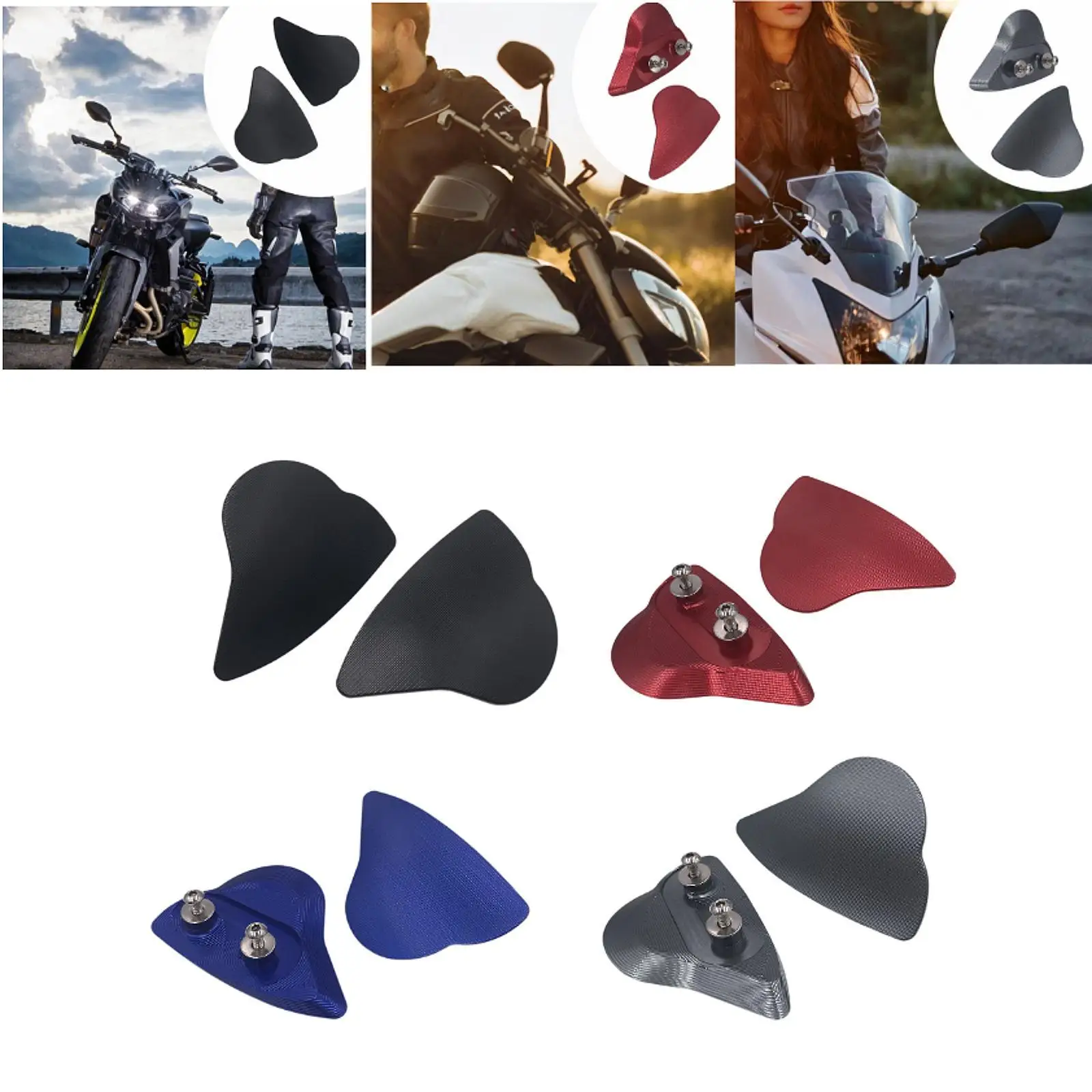 

2 Pieces Mirror Block Off Plates Modified Part Reliable Aluminum Mirror Hole Decorative Cover for Yamaha Yzf-r7 2021-2024