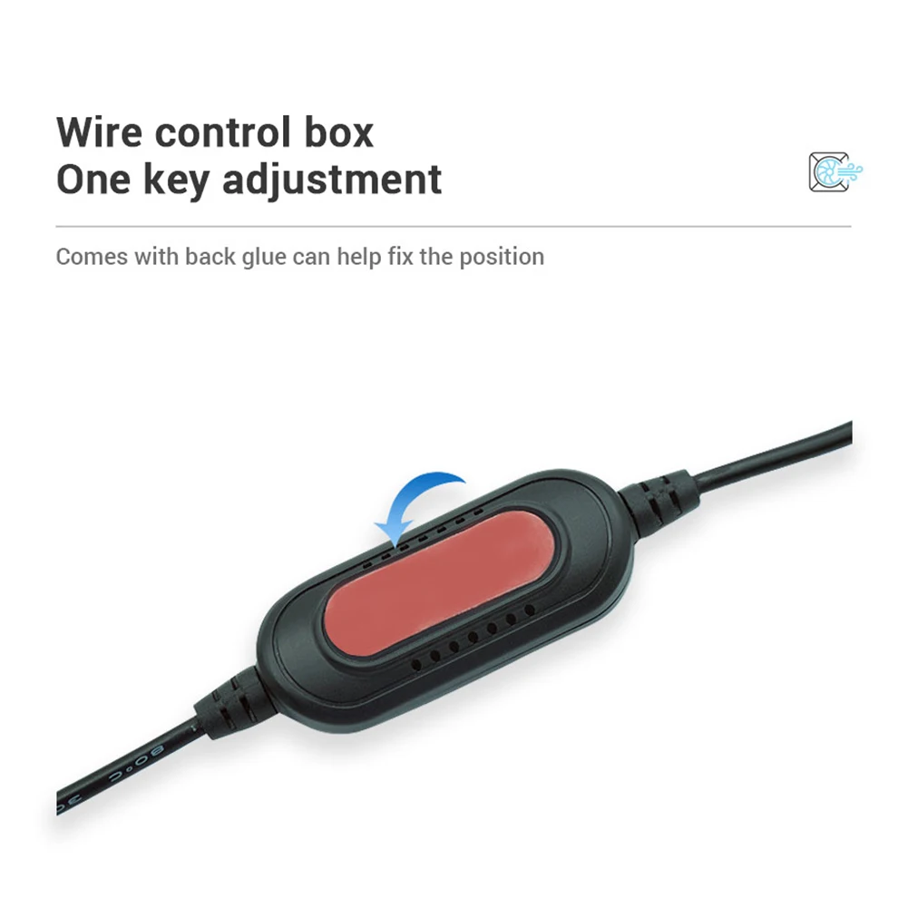 مروحة تبريد لمقعد السيارة ، 3 سرعات USB خلفي ، دوران درجة ، فتحة تهوية ، مبرد للرقبة ، إكسسوارات صيفية