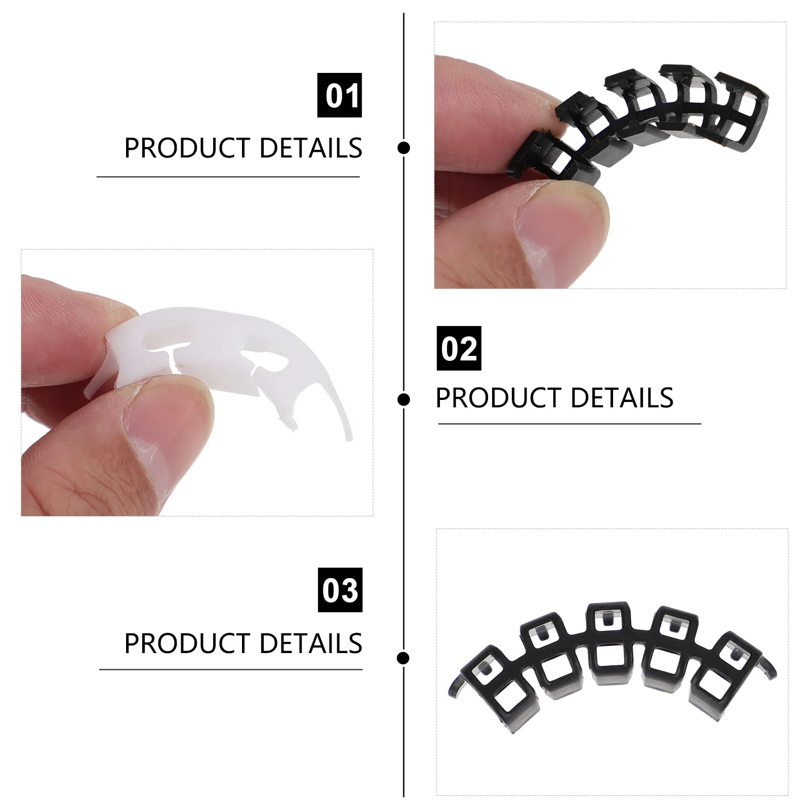 

200pcs Plastic Plant Support Clips Gardening Bender Adjusted Repair Shaping Holder CurveTwig Fixing One piece Clamps