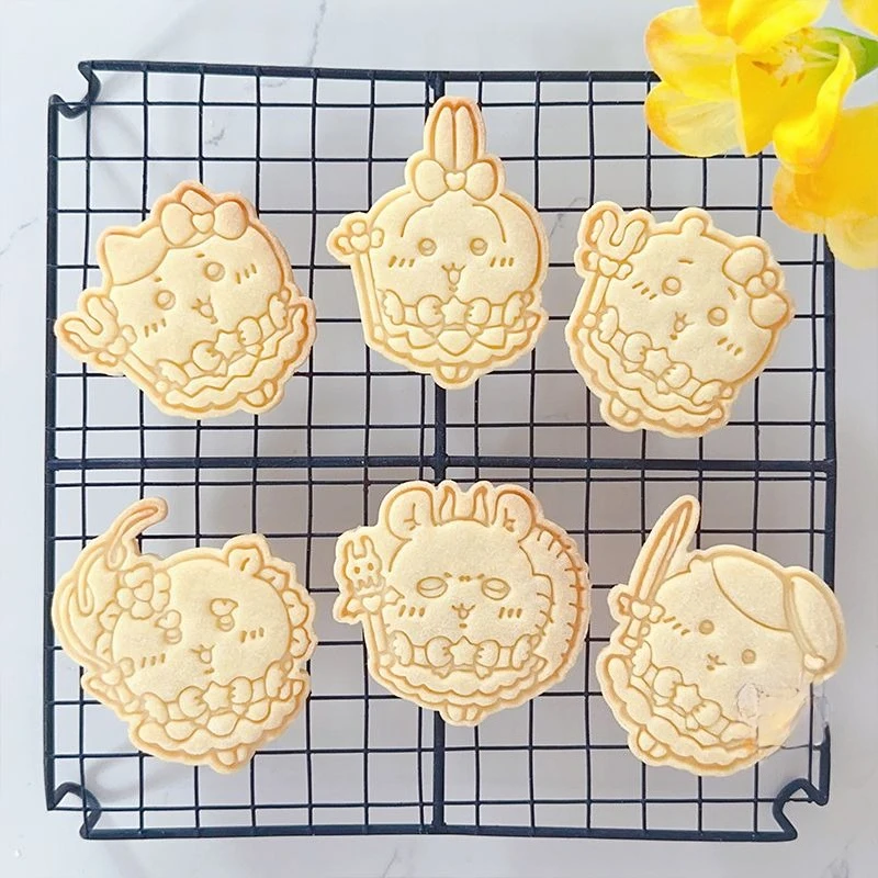 Cartoon Kawaii New Cookie Cutter Household Handmade DIY Clear Print Cute and Interesting Pictures Exquisitely Crafted Chiikawa
