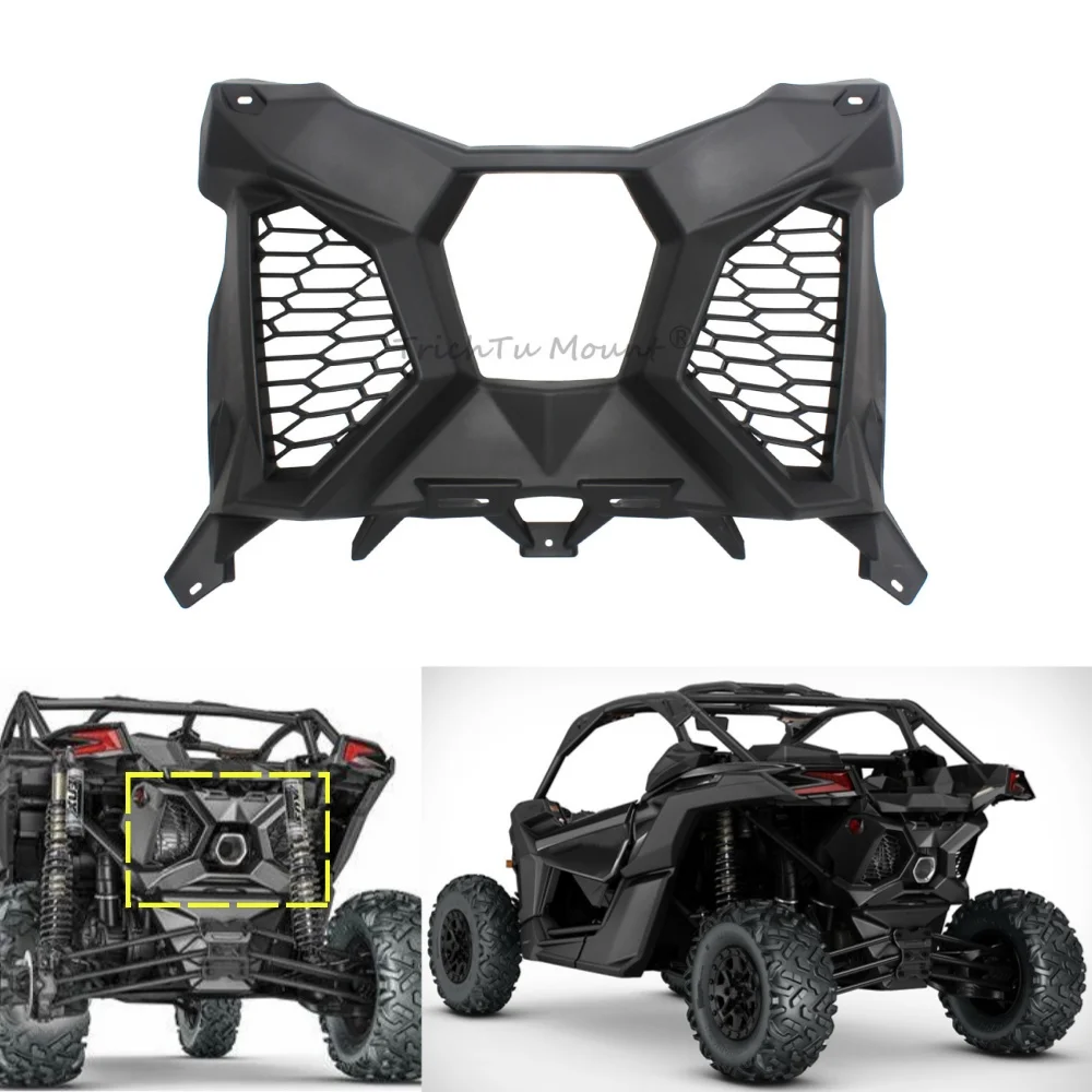 

For X3 Rear Fascia Compatible with Can-Am Maverick X3 Max XDS XRS 4x4 Turbo 2017-2021 UTV Accessories Rear Facia Grilles Cover