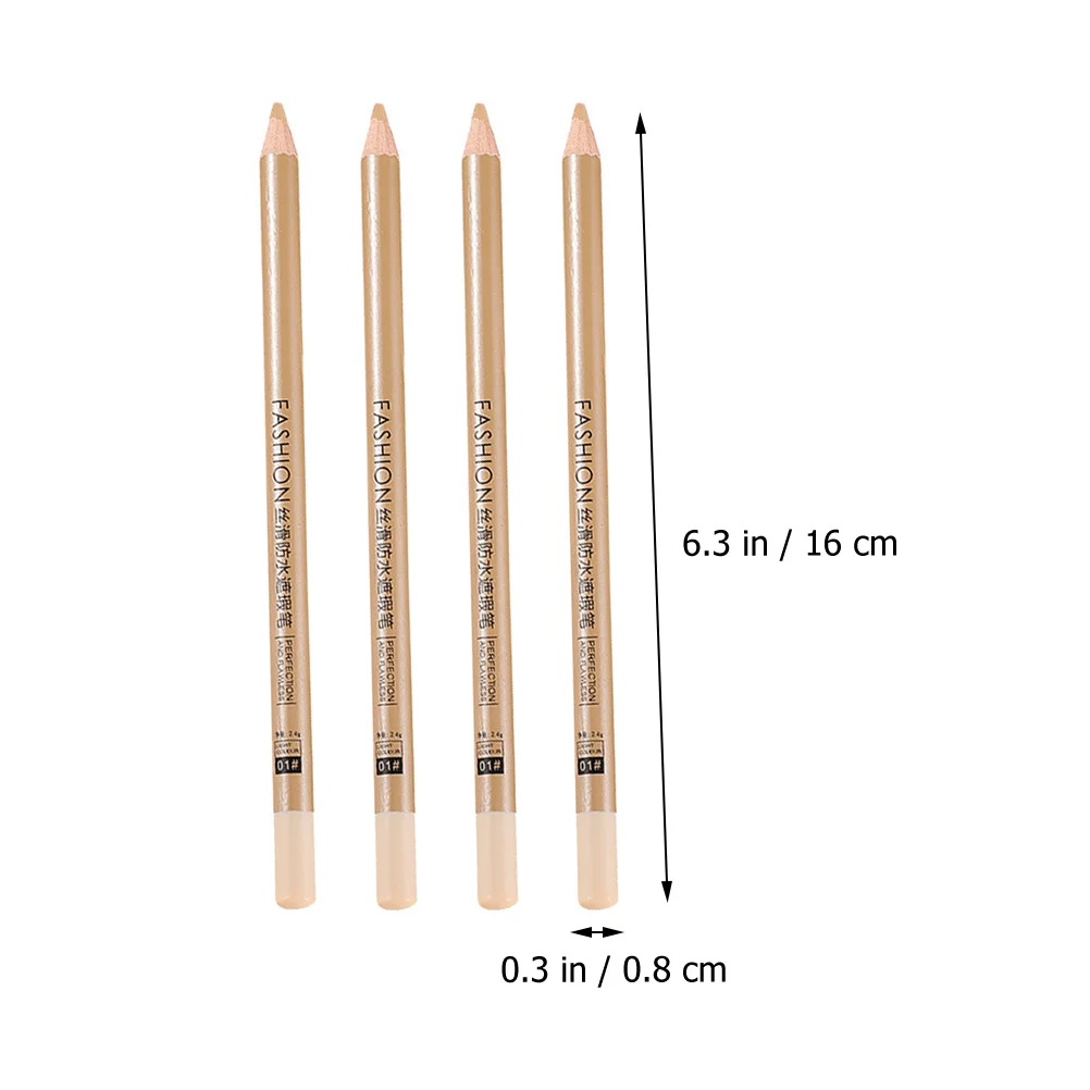 4 Pcs Concealer Pen for Marks Pencils Women Makeup Supplies Eye Dark Circles Freckle Cover Spot