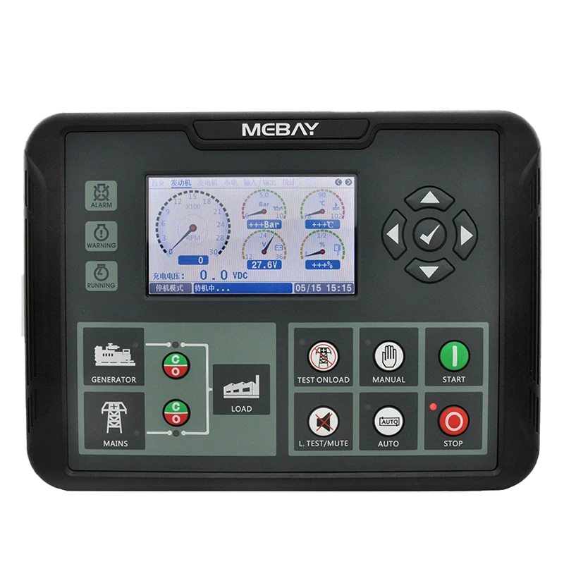 

DC82D MK3 Mebay Genuine Diesel Generator AMF Auto Start Stop Controller Module LCD Display RS485 PC Monitoring Control Board