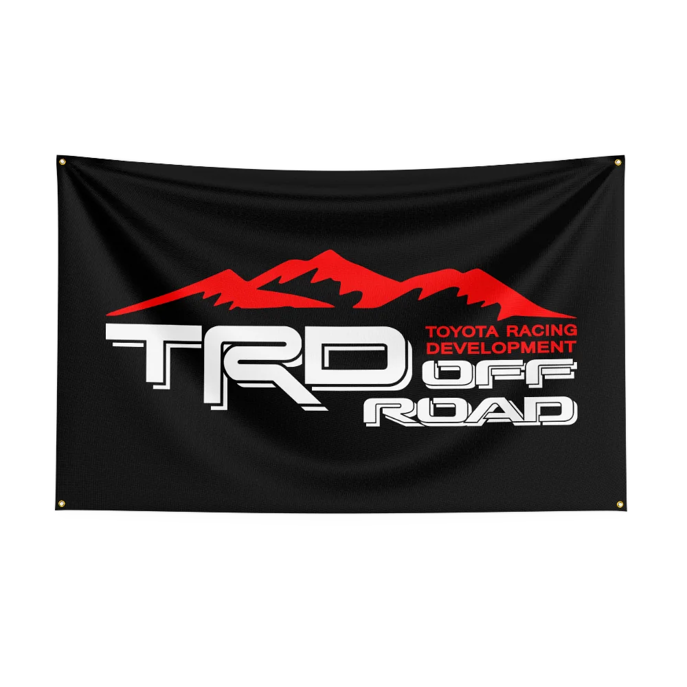 3x5ft T-TRDs Auto Parts Flag Room Decor Flag Outdoor Decorations Flags for Rooms - Image 2