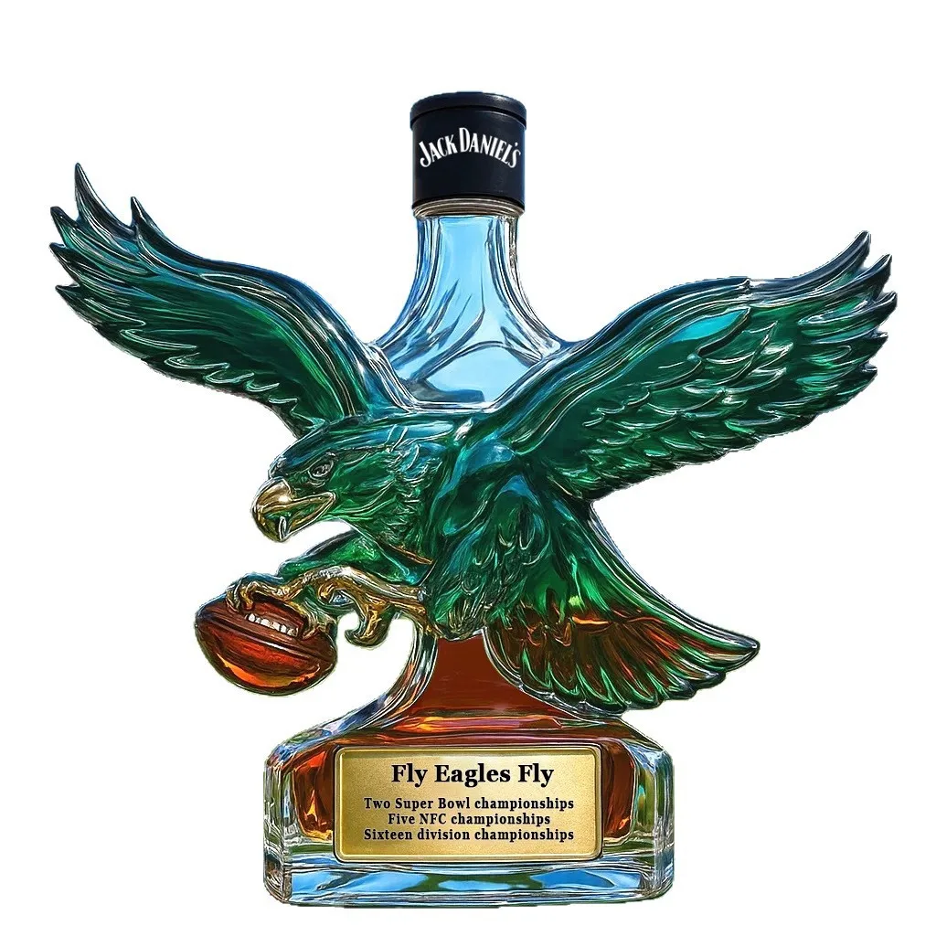 

Модель орла, бутылка для виски, моделирование, прозрачный бар, декоративный орнамент, бутылка из боросиликатного стекла