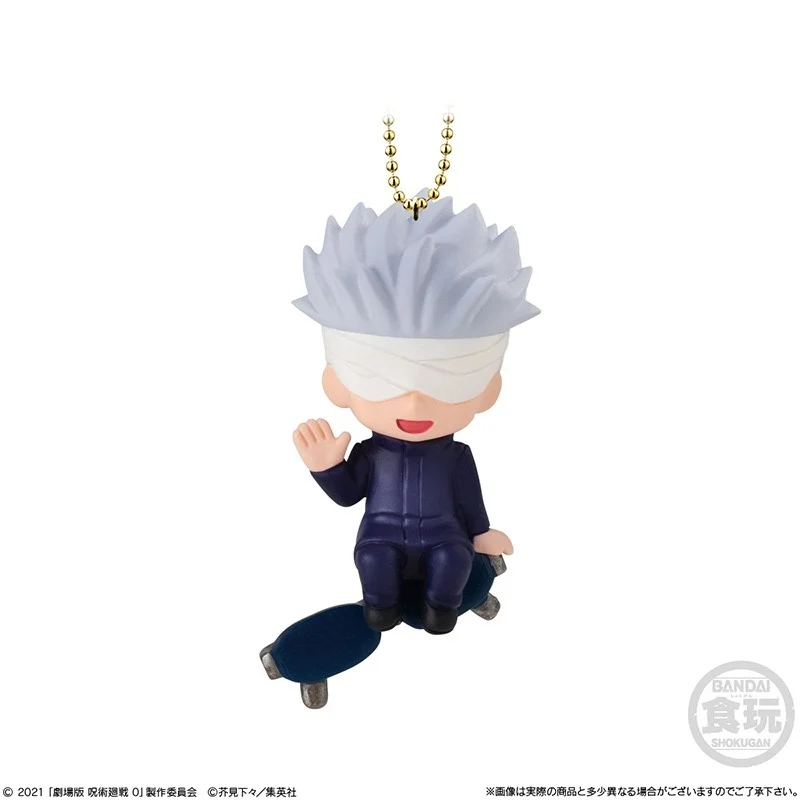 BANDAI oryginalny Anime Jujutsu Kaisen Gashapon Twinkle Dolly Satoru Gojo komplet zabawkowe kapsułki Model postaci prezent dla dzieci