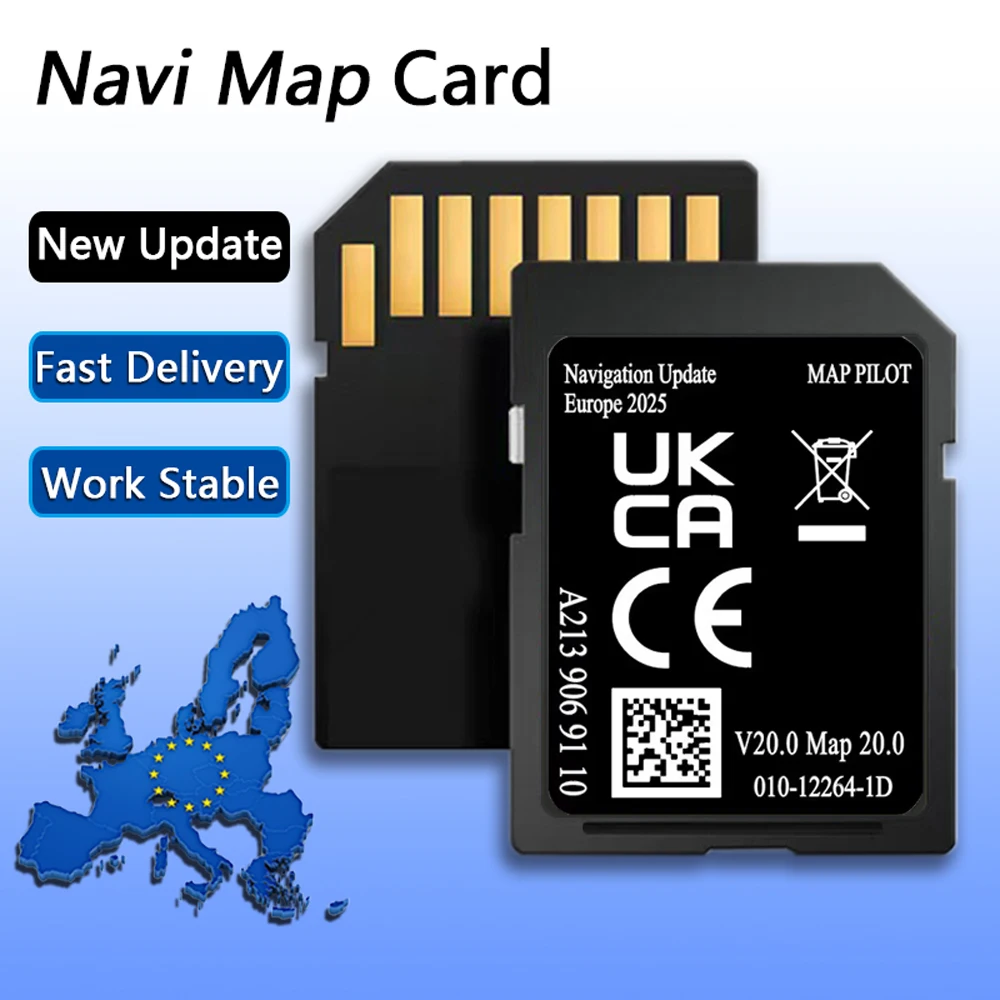 NEW for Mercedes GLC C E V X-class Garmin Navigation SD Card Maps Polit V20 Cost Factroy OEM A2139069110 GPS Update Europe map