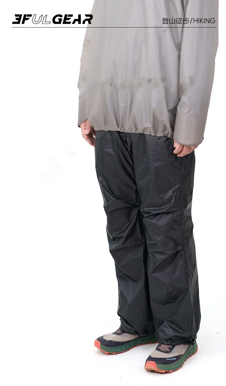 3F UL GEAR Qingsuo Regenjacke Outdoor Ultraleichter Regenponcho mit Reißverschluss Wander-Regenmantel Wasserdicht für Reisen und Bergsteigen – Detail 19