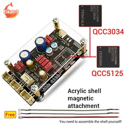 ZK-QCC Bluetooth 5.1 bezstratnej płyty dekodującej APTX LDAC Fever Level antena dekoder cyfrowy stereofoniczny wzmacniacz mocy płyta dźwiękowa