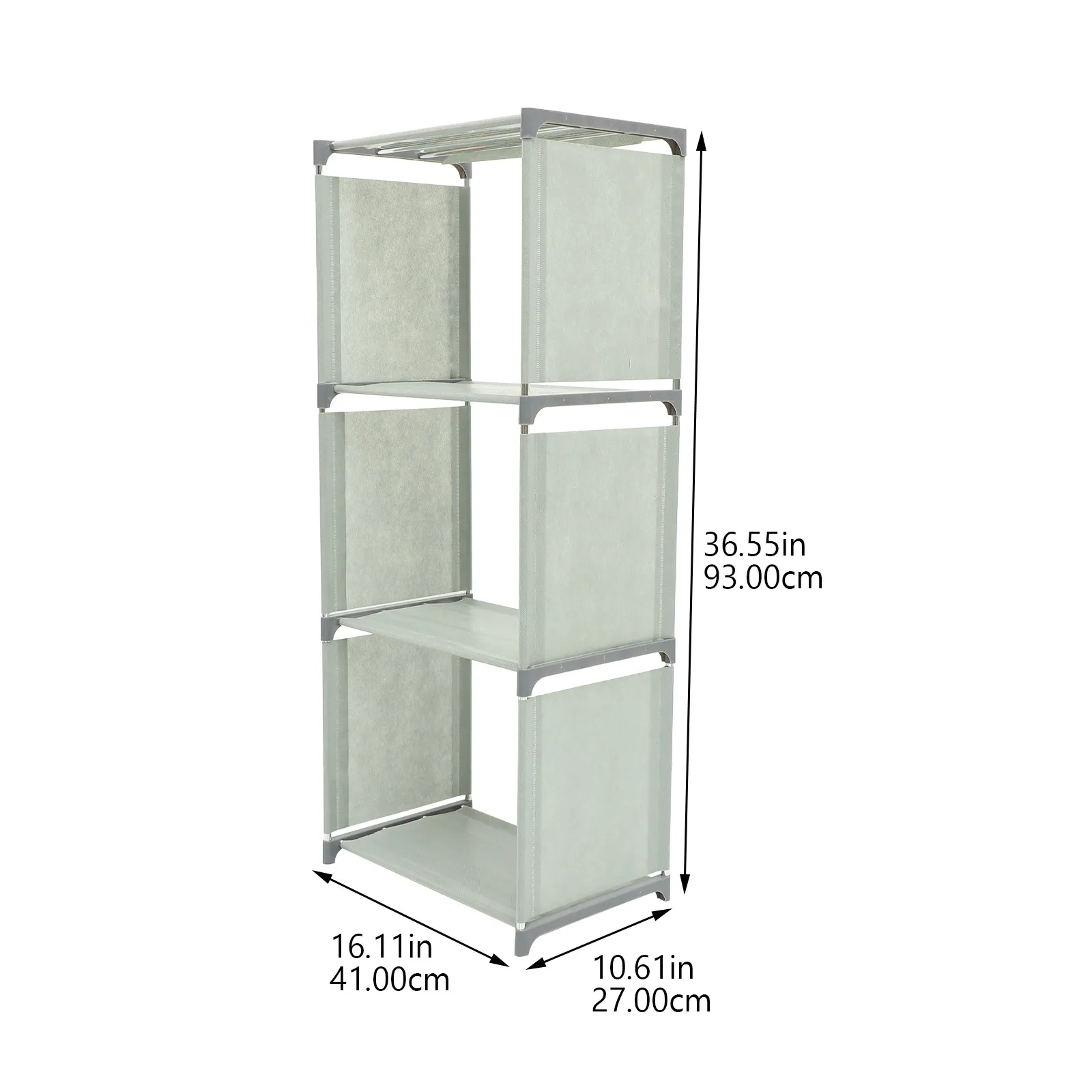 Sturdy Steel Pipe Bookshelf – Non-Woven Fabric Desktop Book Rack for Home Office Storage, Multi-Functional Organizer